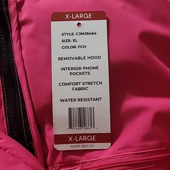Calvin Klein Vibrant Pink Puffer Jacket - Picture 14 of 14